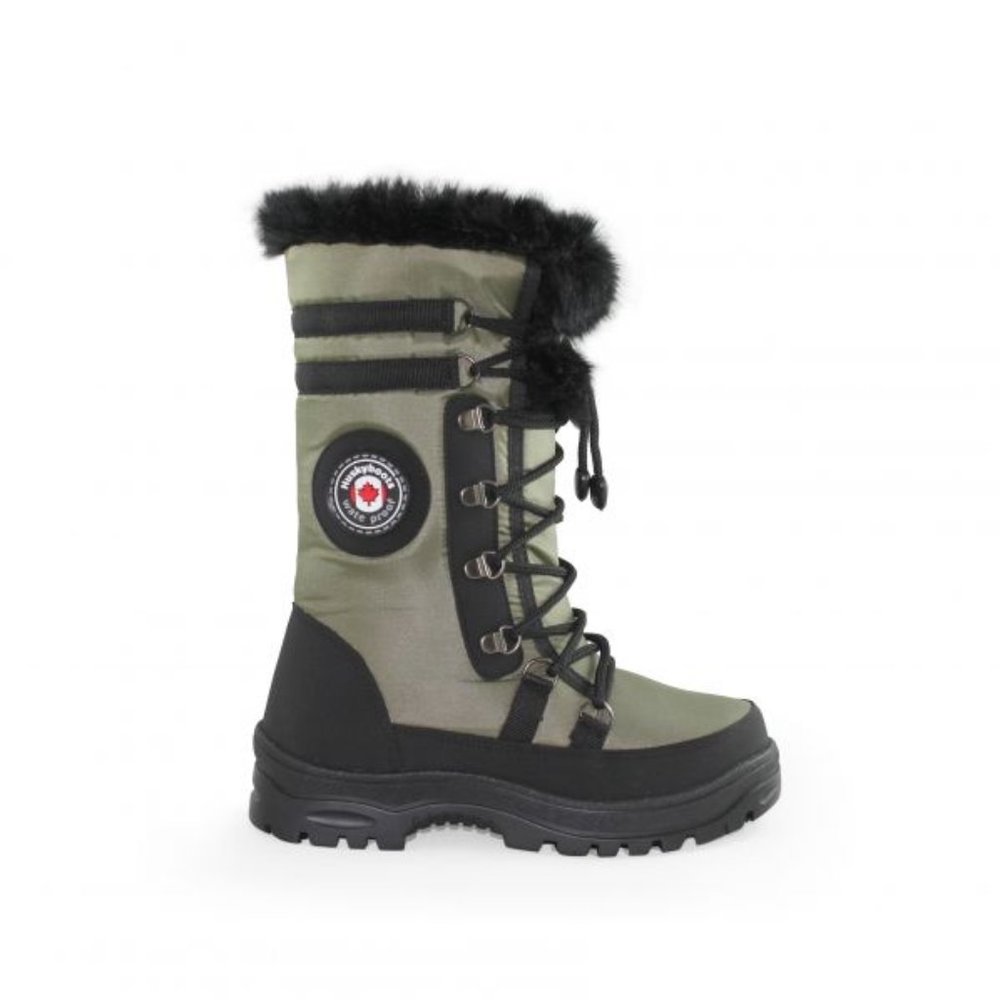 Women's winter boots with anti-slip system -30C